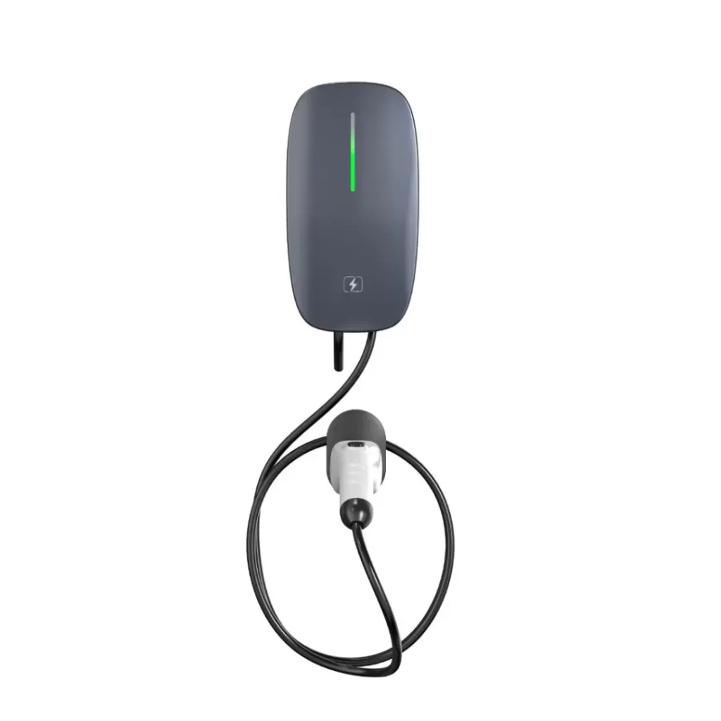 Q2電動車單相三相充電樁 灰色