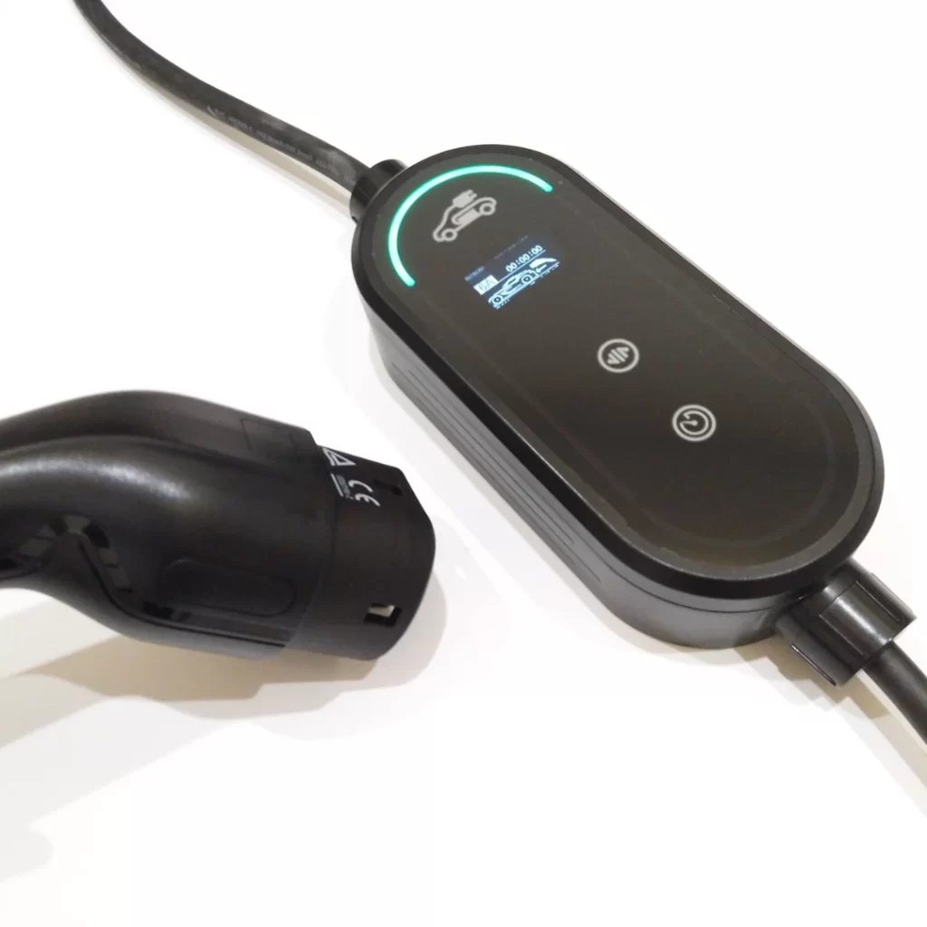 英式方腳13A便攜式電動車充電器